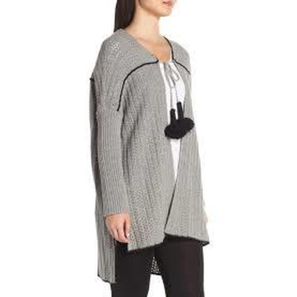 UGG W Riley Long Cardigan Sweater Poncho NWT $298 - Picture 2 of 8
